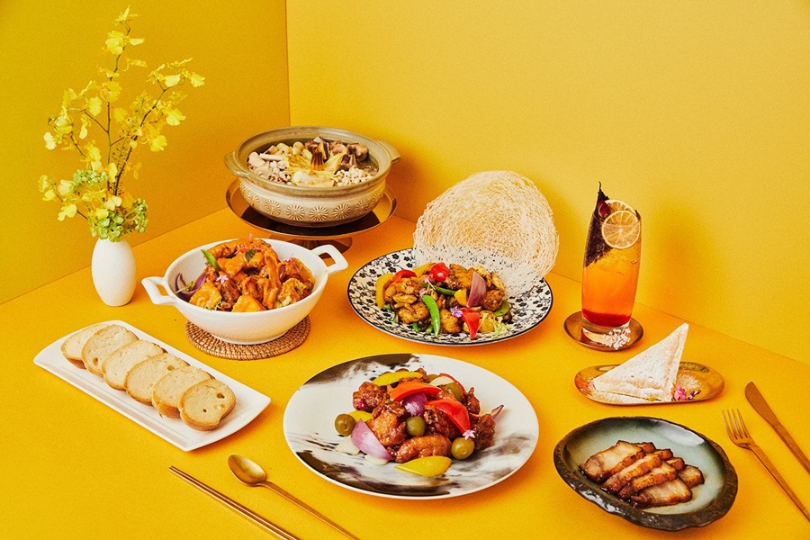 台北新板希爾頓酒店青雅中餐廳推出春季饗宴菜單。（台北新板希爾頓提供）