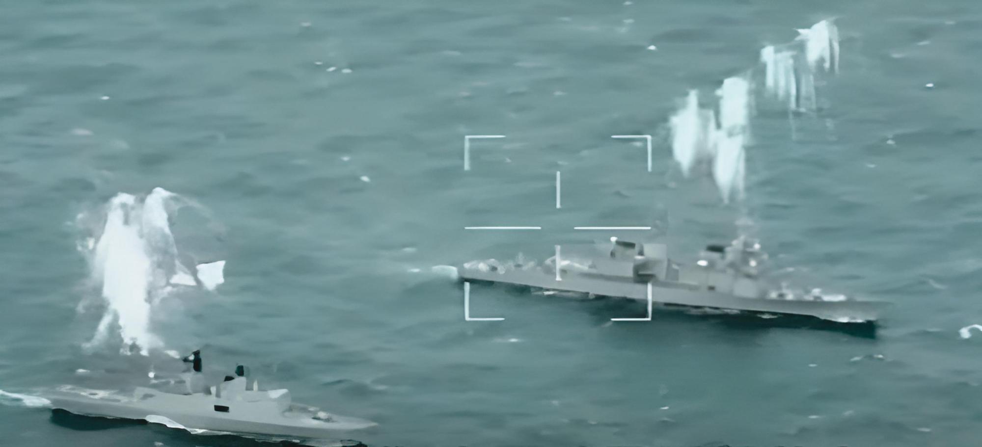 中科院日前公布9款新型無人機,可透過高空偵查掌握共艦最新動態(圖),補強海空聯合作戰所需資訊鏈。(國防部提供)