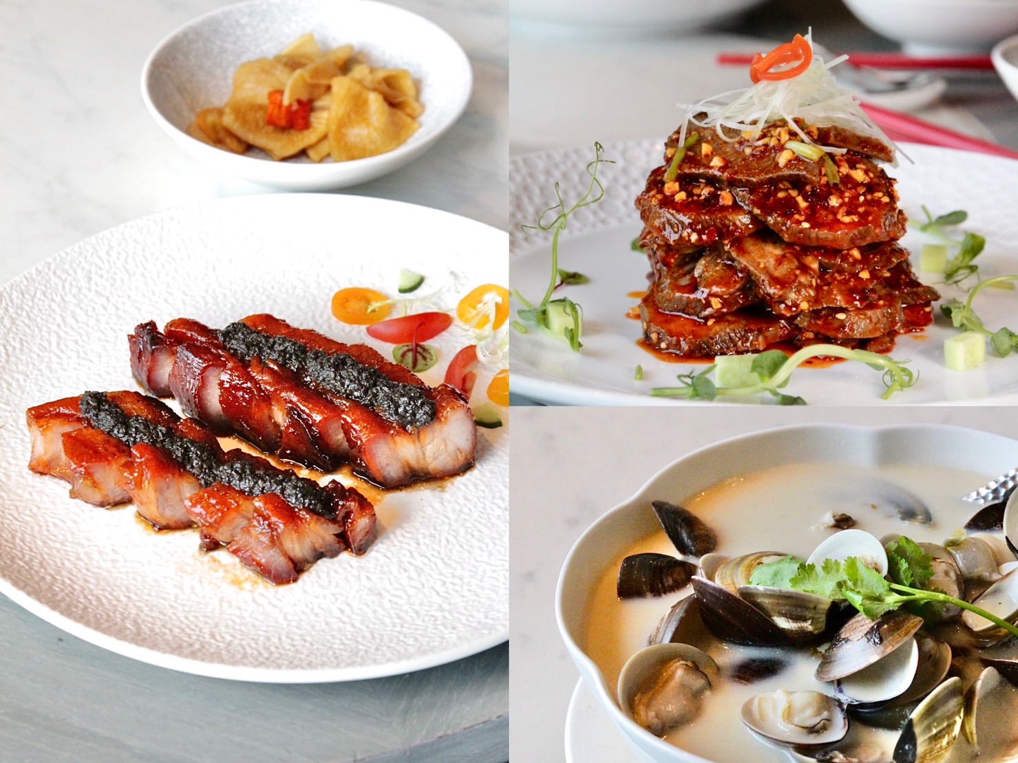 位於新北市板橋的粵菜餐廳「望月樓」，推出多道精緻春日新菜色。