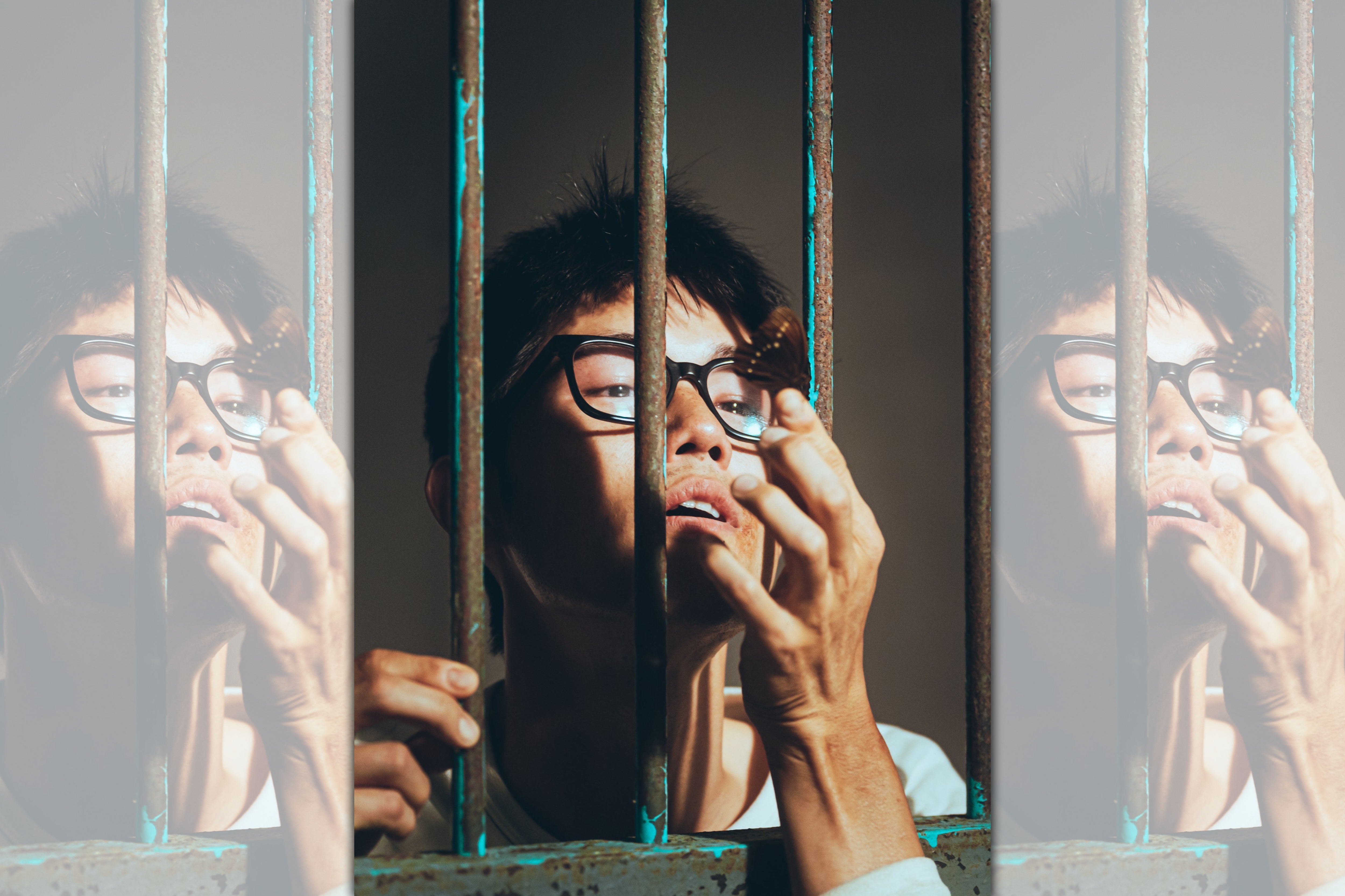 張耀仁被稱讚入戲最深，還與蝴蝶一起飆戲。（公視台語台提供）