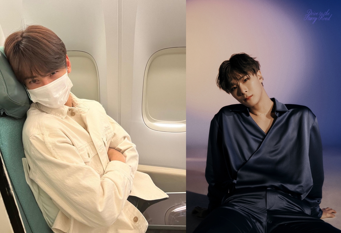 車銀優在美國聽到文彬的噩耗立刻搭機返韓，其他ASTRO成員也受到了很大的衝擊。（翻攝自車銀優、文彬IG）