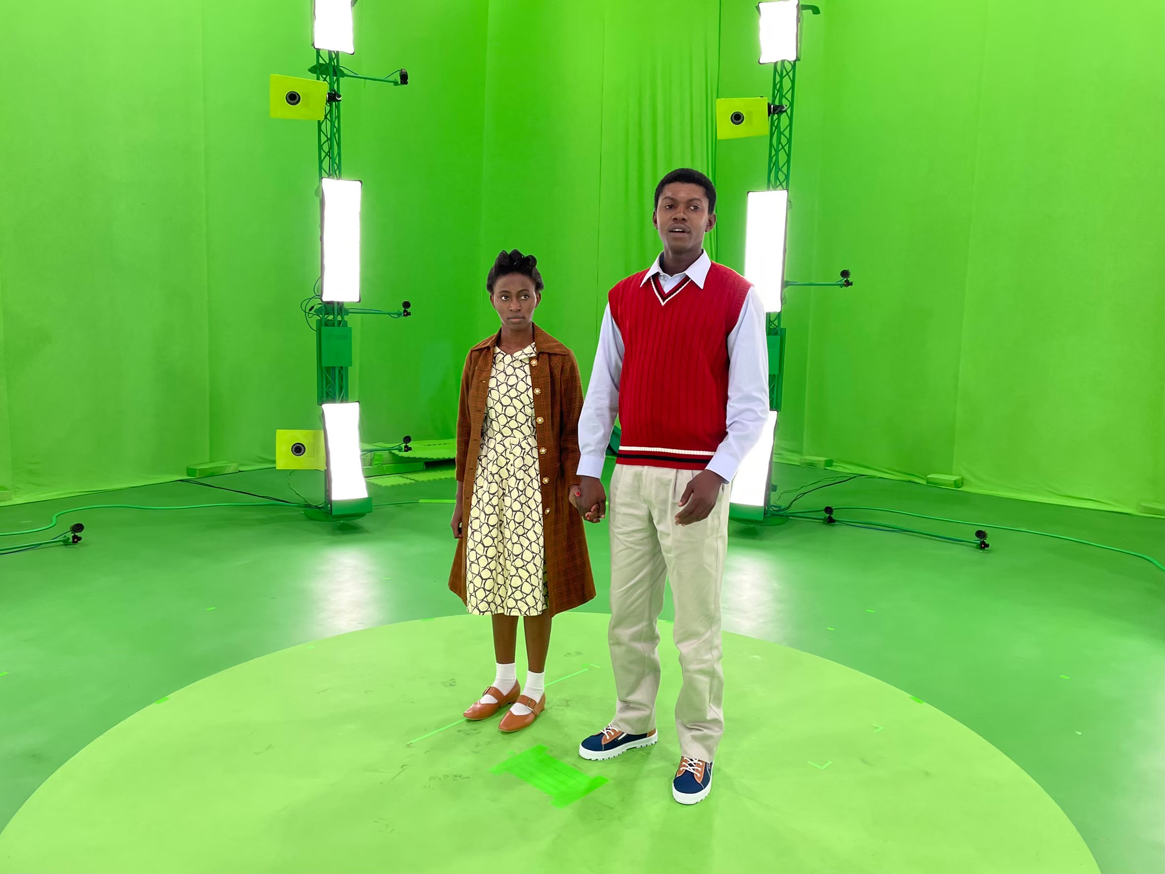 《COLORED》 在台灣IP Lab的4DViews容積擷取攝影棚拍攝。（前景娛樂提供）