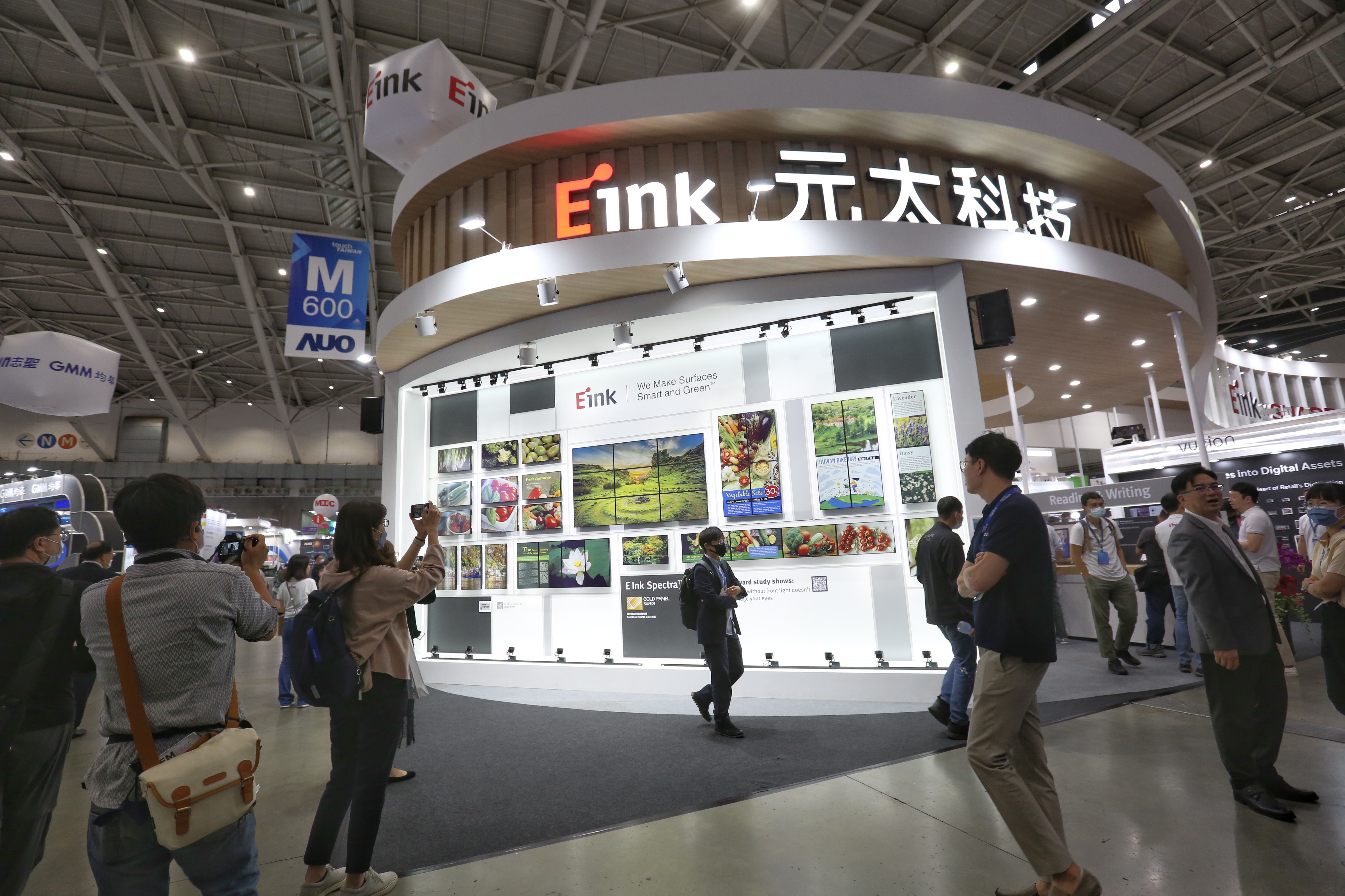 電子紙領導廠商元太科技從中小尺寸轉往大尺寸應用升級。