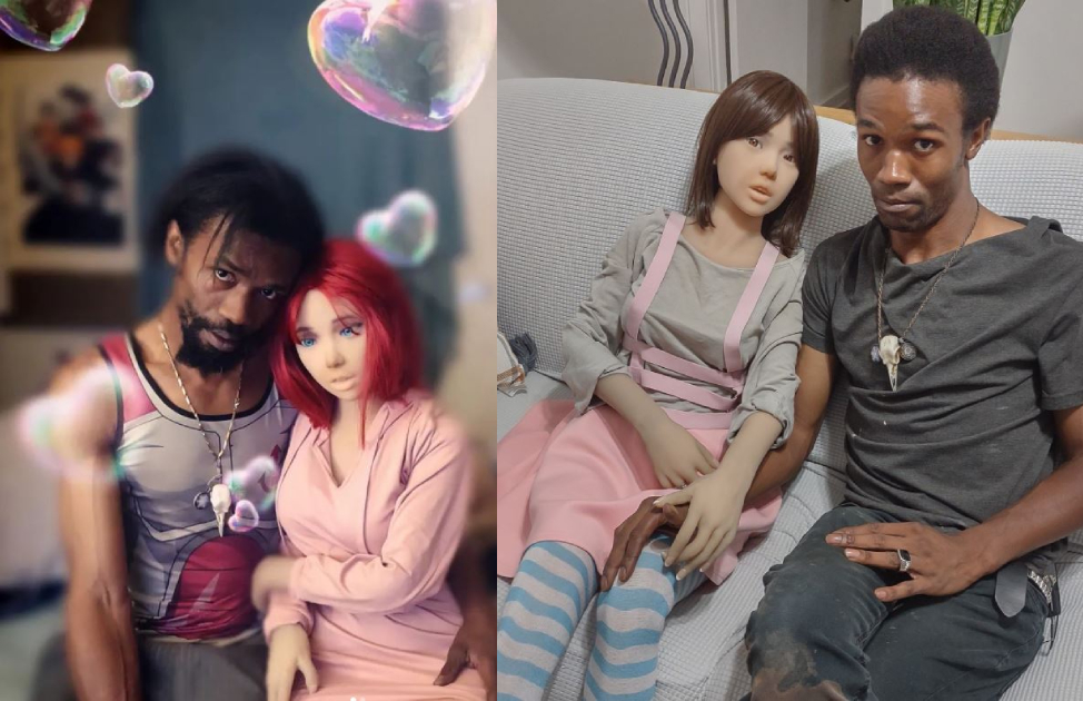 男子與這名「性感AI合成娃娃」穩定關係長達了兩年。（翻攝IG @ravenbunny8420）
