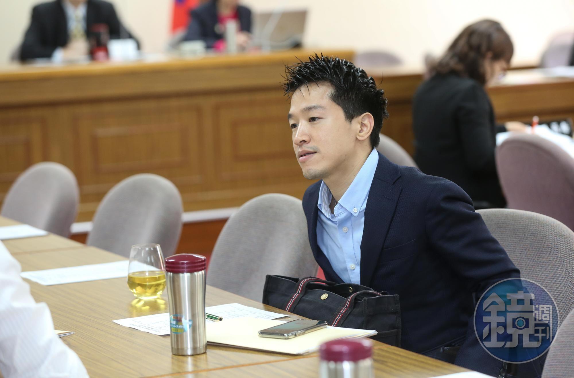 何志偉（圖）在黨內初選敗給王世堅，民進黨將派出王角逐台北市第二選區2024的立委選舉。（本刊資料照）