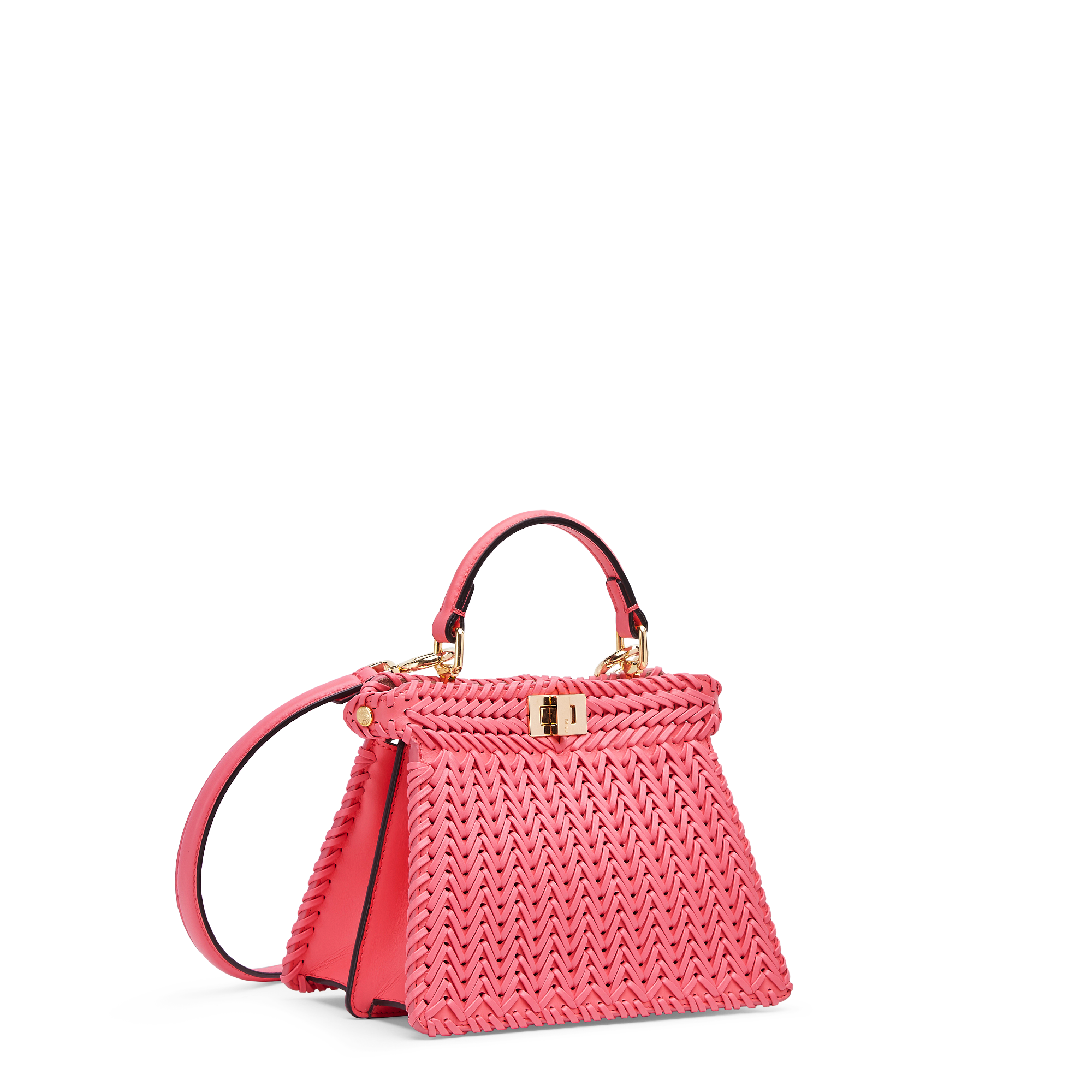 皮革編織Peekaboo ISeeU Petite。NT$145,000(FENDI提供)