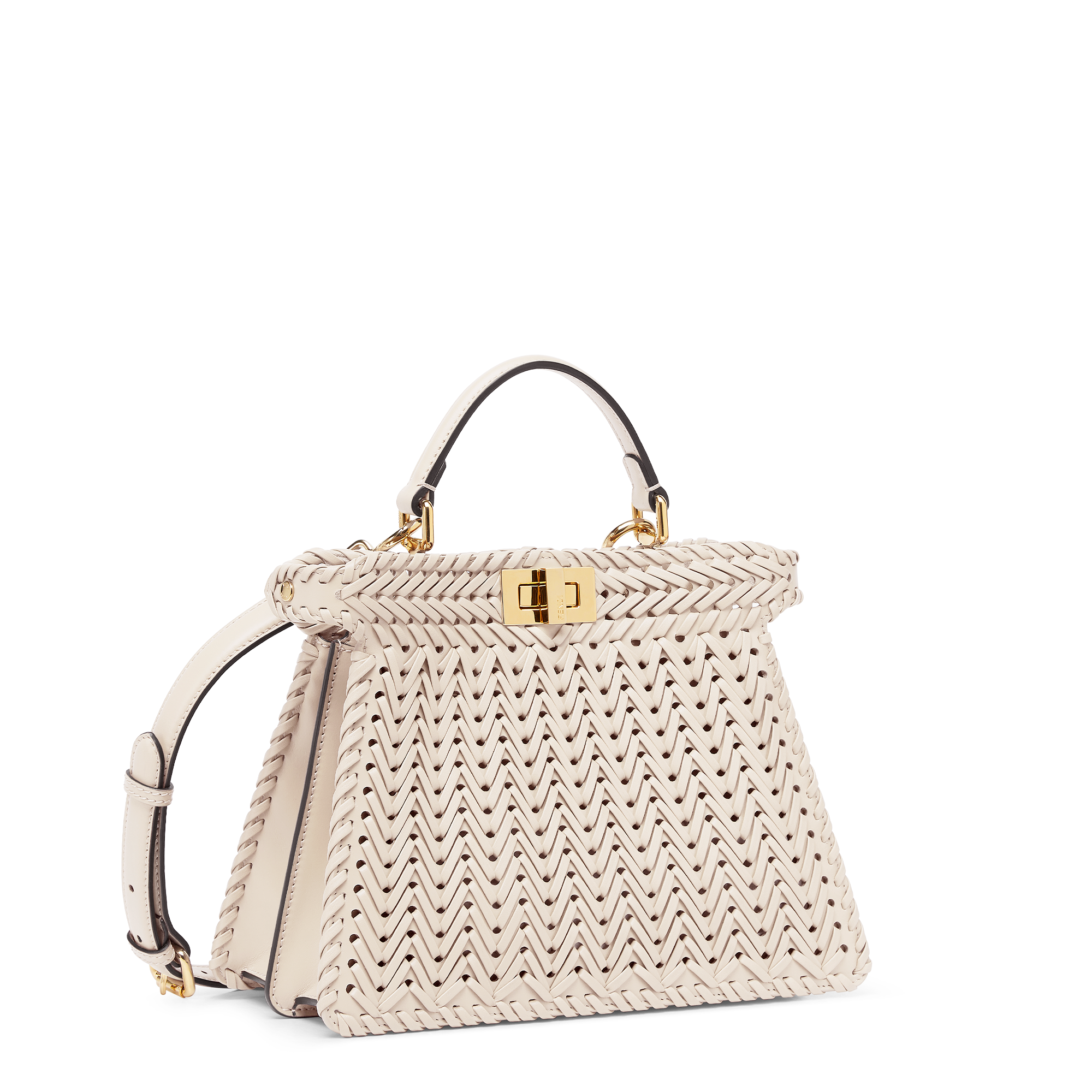 皮革編織Peekaboo ISeeU Small。NT$185,000(FENDI提供)