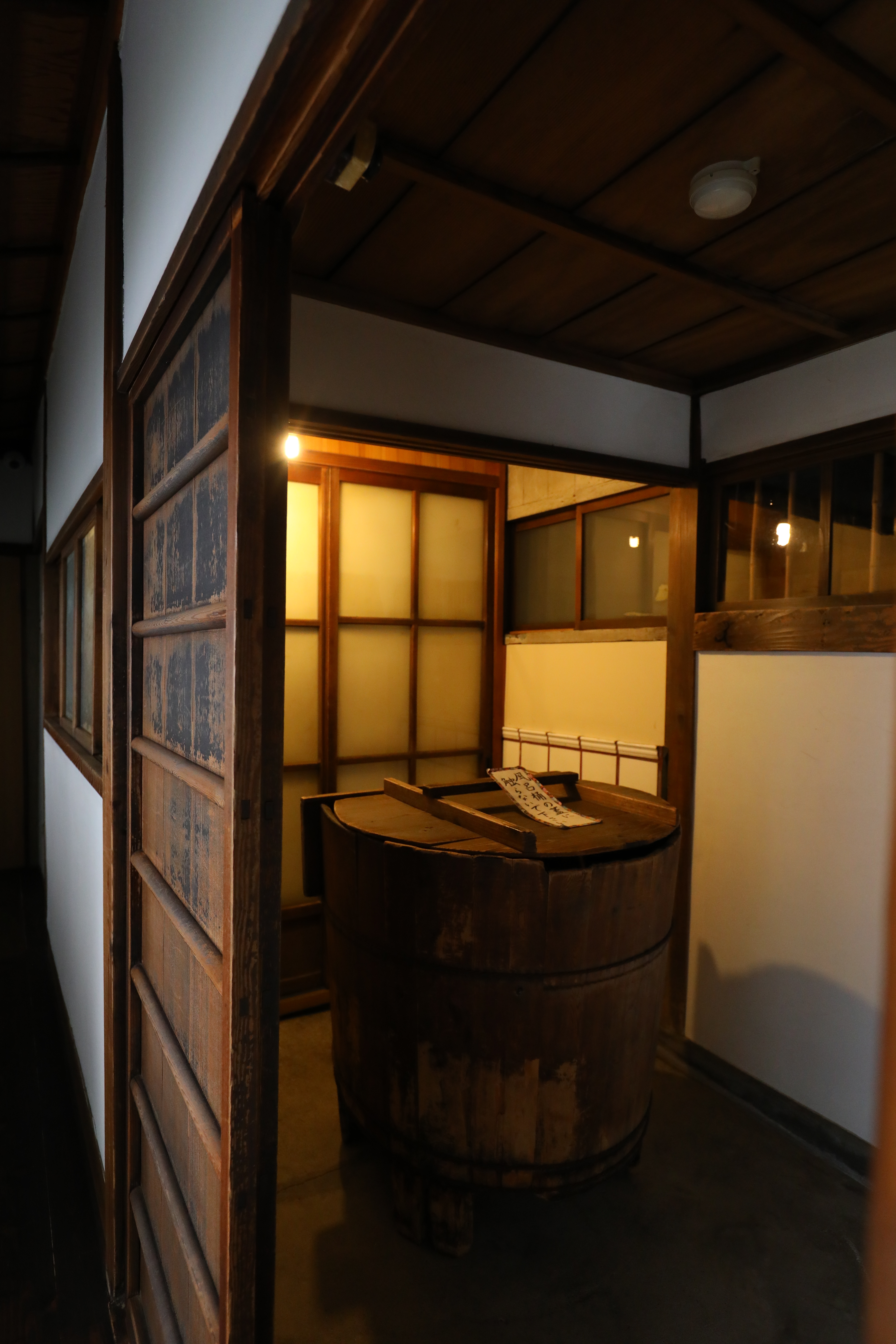 當時供住宿客使用的風呂場（浴場）。