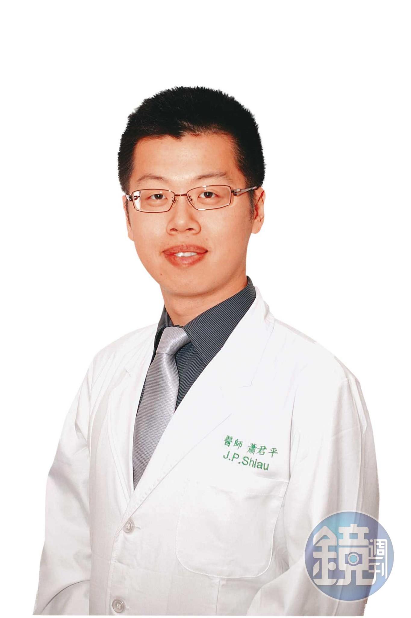 蕭君平(圖)與妻秦芷菁都是醫師,買老透天厝改建因鄰損遭求償250萬元。(翻攝蕭君平臉書)