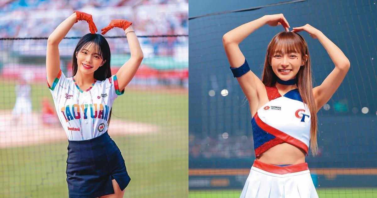 林襄(右)是樂天女孩的超人氣成員,擁有甜美的笑容、傲人的身材,每次亮相都掀起熱議;李多慧(左)被封為「韓國啦啦隊女神」,長相甜美、舞蹈實力更是厲害。(翻攝自李多慧IG、悍創運動行銷臉書)