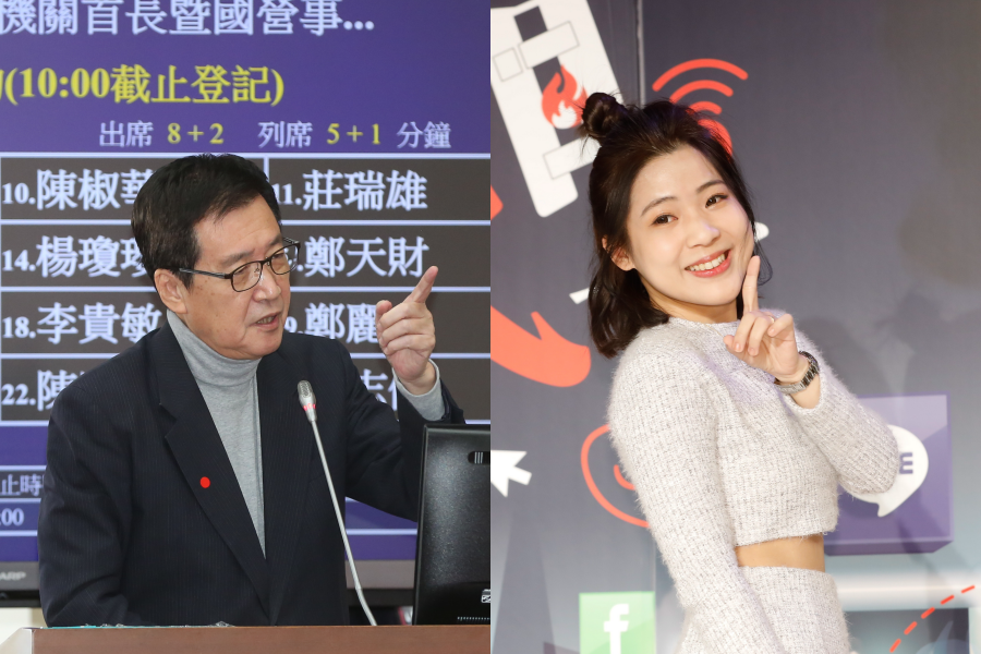 國民黨北市第7選區立委初選，最終費鴻泰（左）不敵徐巧芯（右），黨員投票更是以「1票之差」落敗。（本刊資料照）