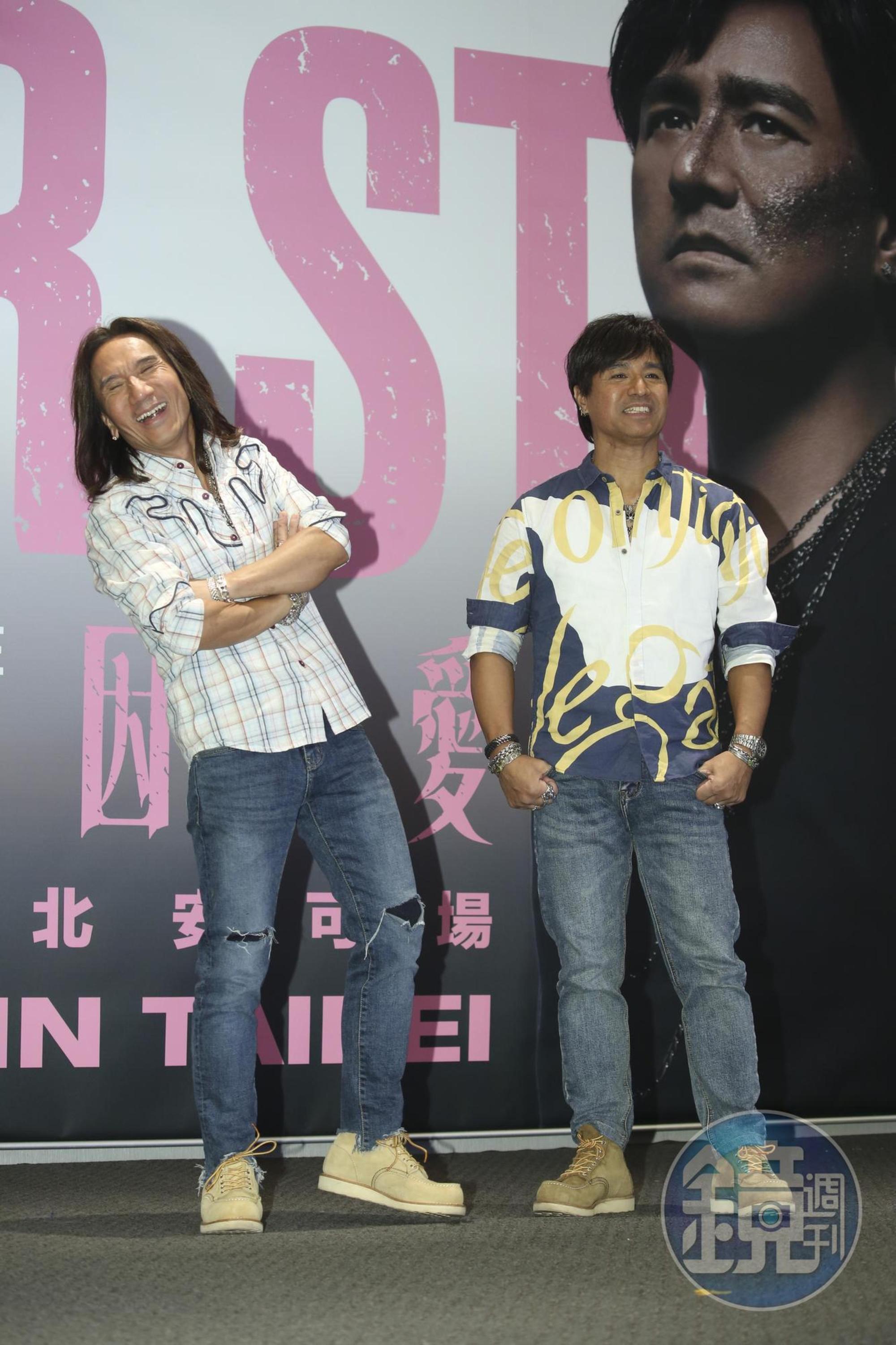 演唱會順利完成,尤秋興與顏志琳想先休息。