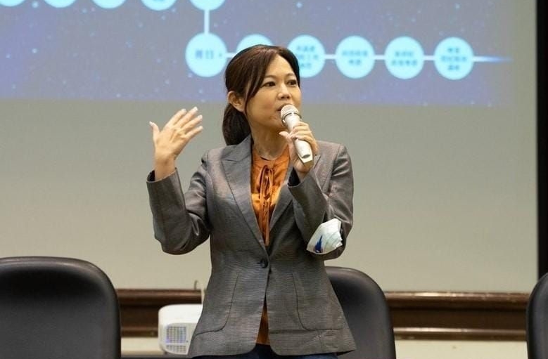 游淑慧（圖）與李彥秀都有意角逐台北市第四選區立委，目前已進入黨內初選階段。（翻攝自游淑慧臉書）