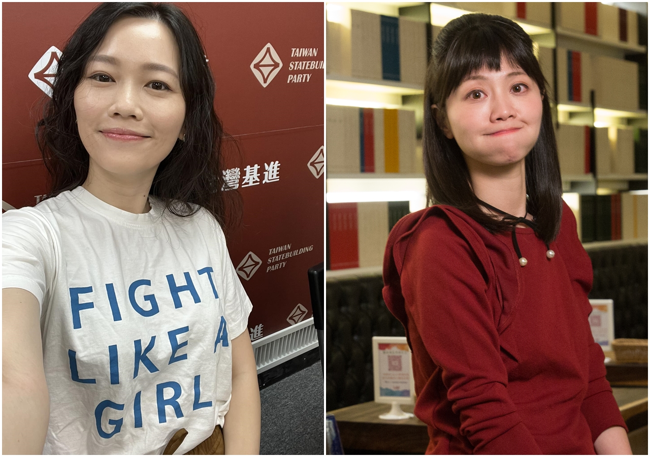 吳欣岱（左）今砲轟高嘉瑜，「我從沒有搞錯敵人是誰，也不願內部分裂惡意放話，但真的不要欺人太甚！」（合成照，翻攝自吳欣岱臉書／本刊資料照）