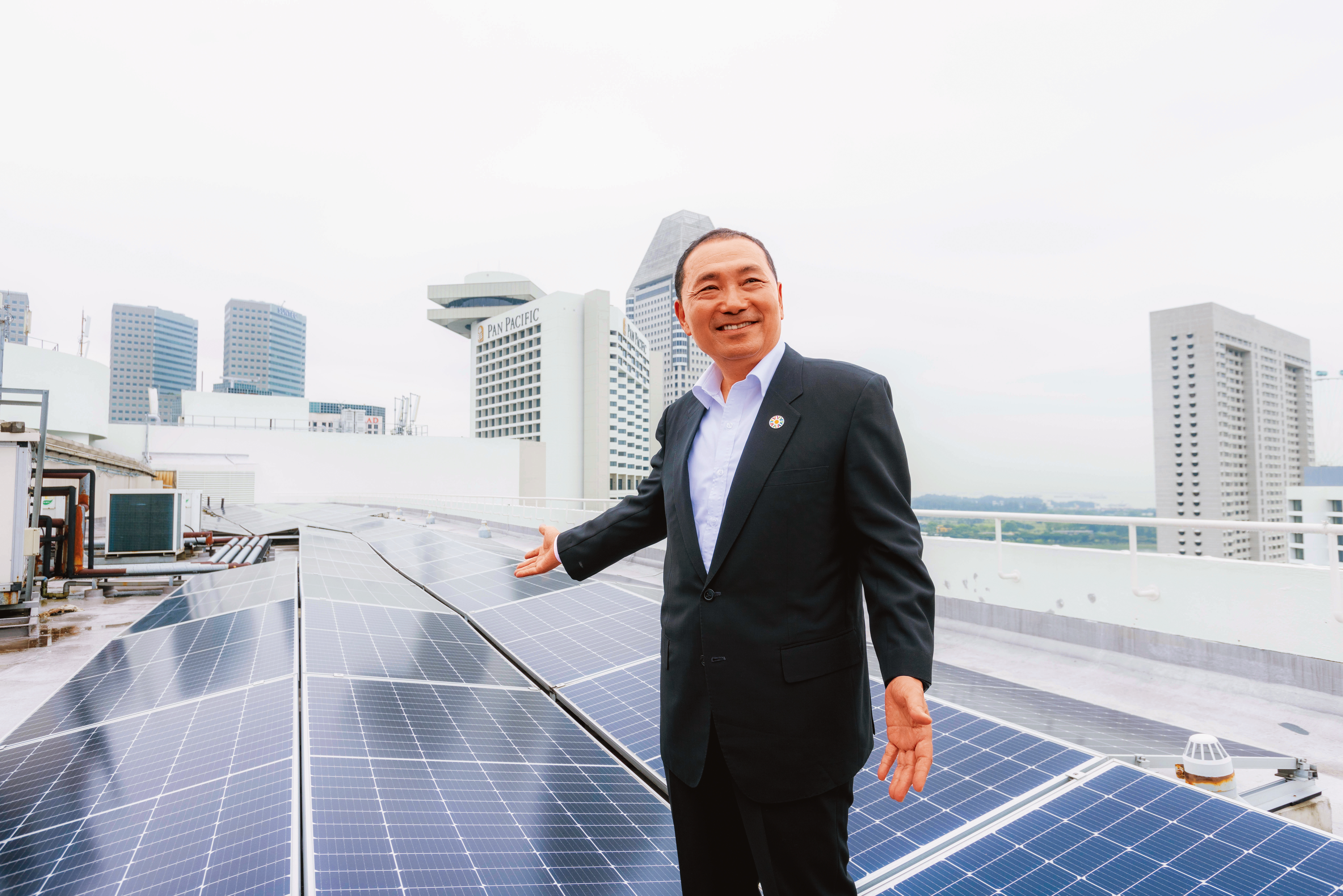侯友宜日前出訪新加坡，被視為布局總統大選的起手式。（新北市政府提供）