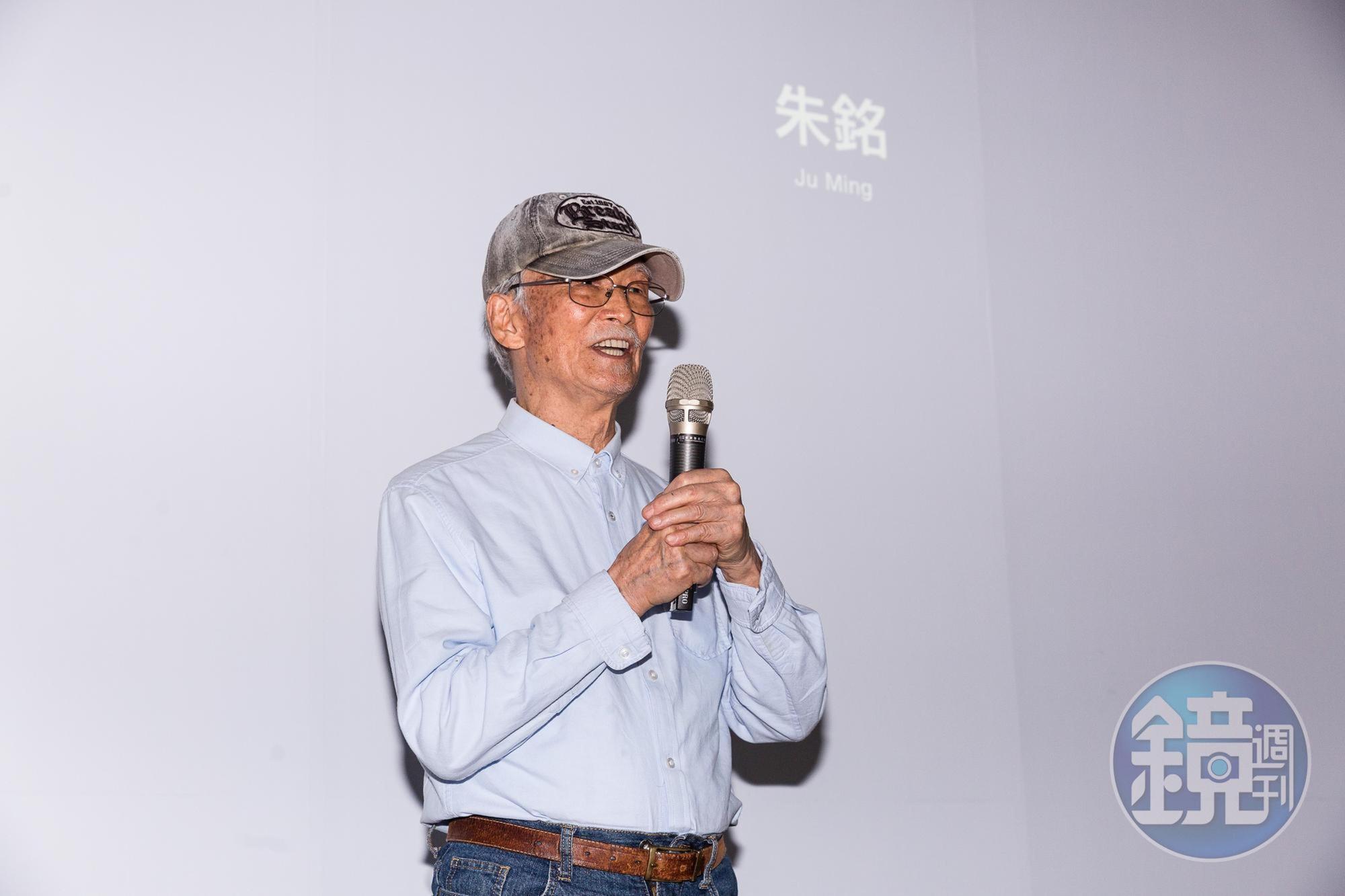 在七十歲時的專訪中,朱銘就已經對「死亡」有了深刻的想法。(本刊資料照)