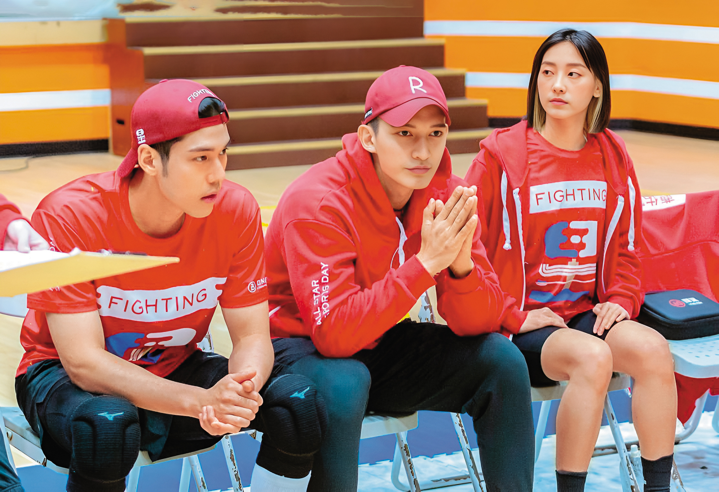 《全明星》常產出短命情侶，席惟倫（右）跟周予天（左）就是一對，兩人還跟陳敬宣起了感情糾紛。中為王家梁。（翻攝自席惟倫IG）