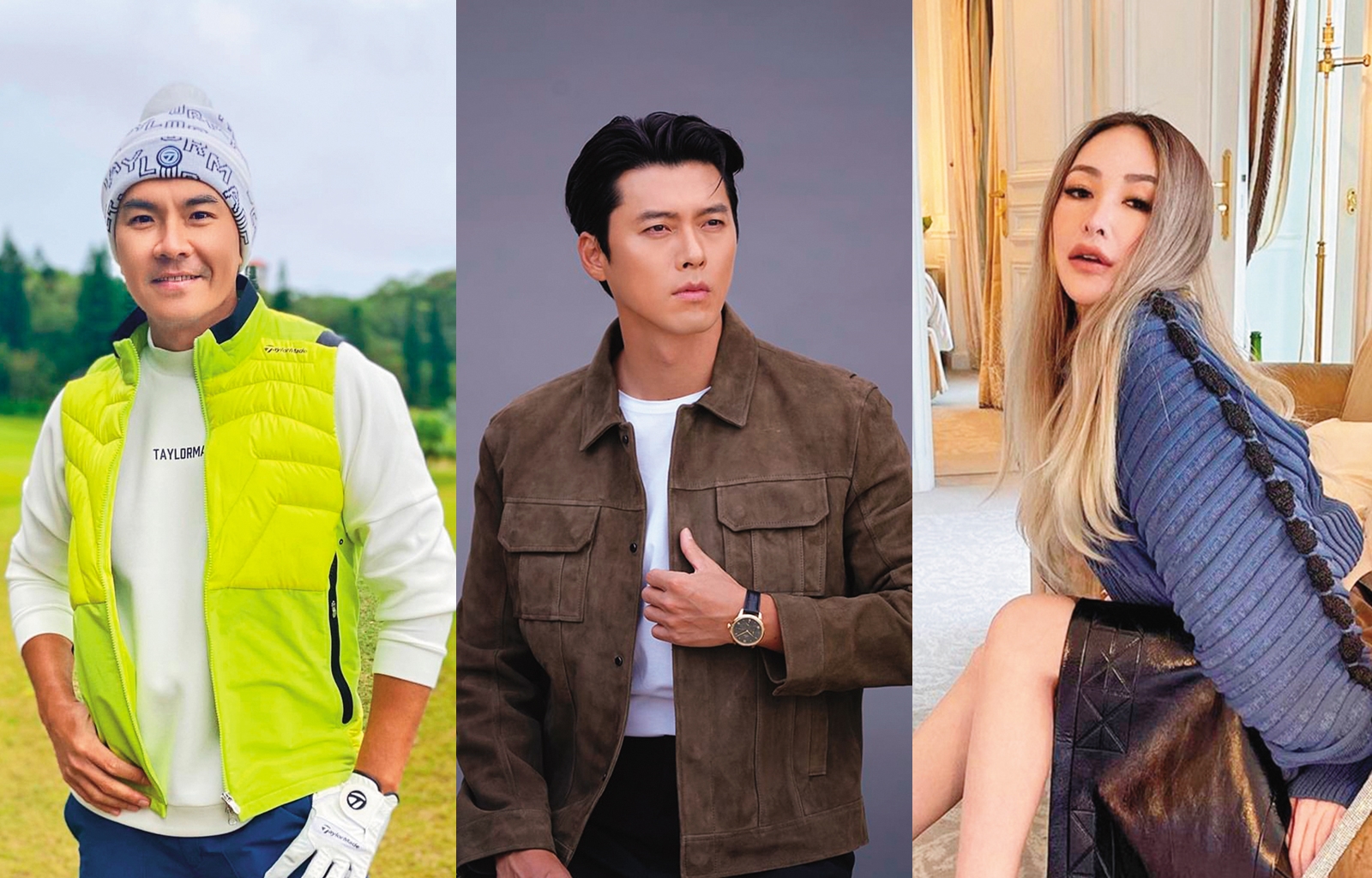 不少演藝圈男女因高爾夫球這項運動，促成一段良緣。