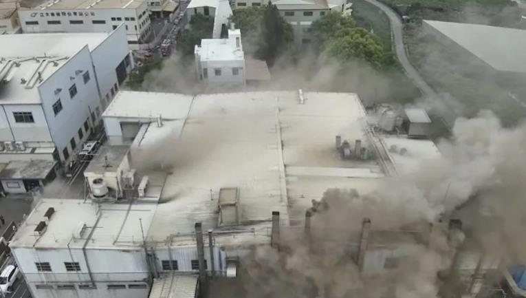 聯華食品發生大火釀7死15輕重傷,今日再添1名死者。(翻攝自中華民國預防災害社區推廣協會臉書)