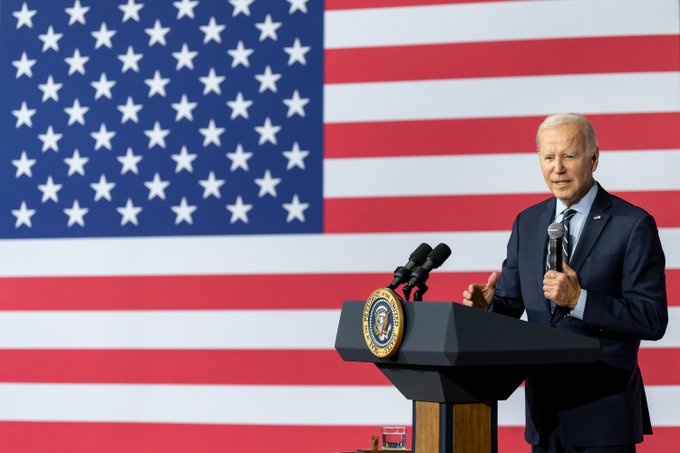 拜登正式宣布，競選2024年美國總統連任。（翻自拜登推特）