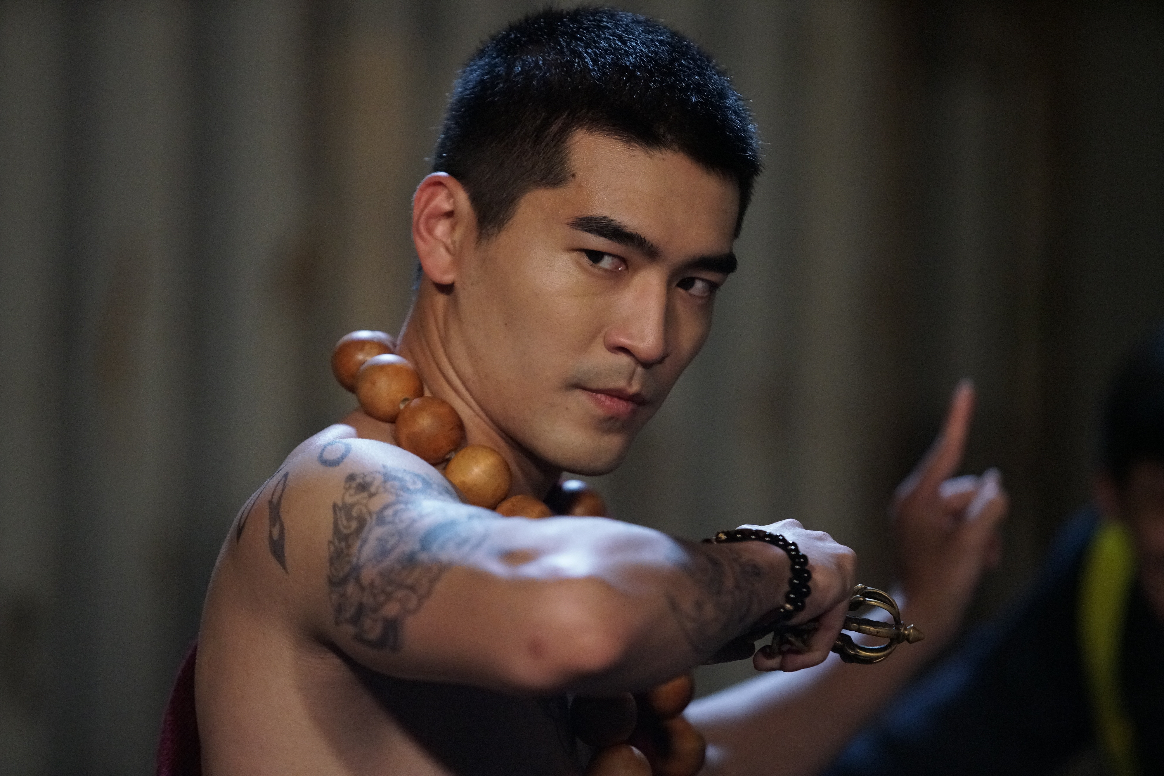 涂善存飾演轉世活佛。（世新大學提供）