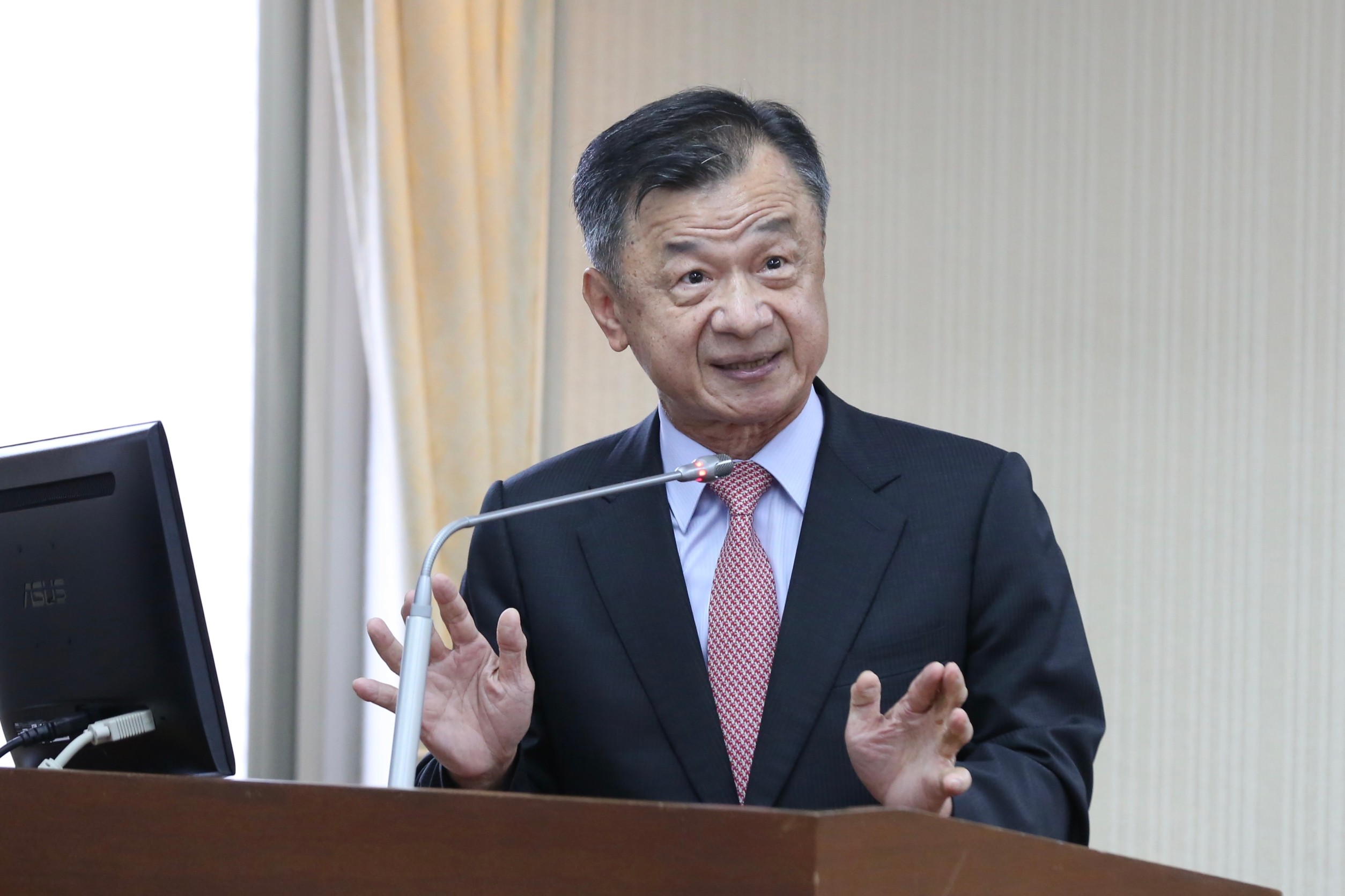 針對馬英九遭矮化，邱太三（圖）則稱若被矮化「自己要做決定」。