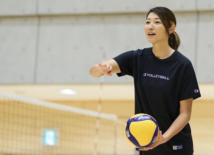 日本女排國家隊主力球員狩野舞子曾與大谷翔平傳緋聞。(翻攝kanochan715 IG)