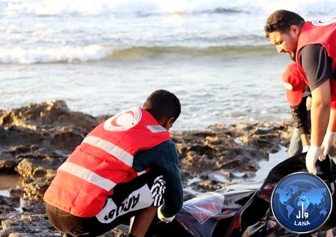 非洲政局動盪，近來利比亞附近有2艘移民船遭遇船難，已尋獲57具屍體。（翻攝自利比亞通訊社）