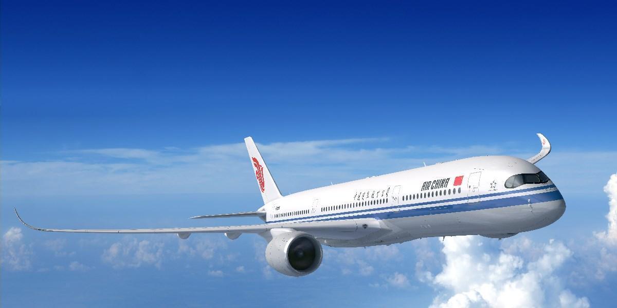 桃機接獲恐嚇信，指一架從北京飛往桃園的中國國際航空班機上有炸彈。（非當事班機照，翻攝自Air China臉書）