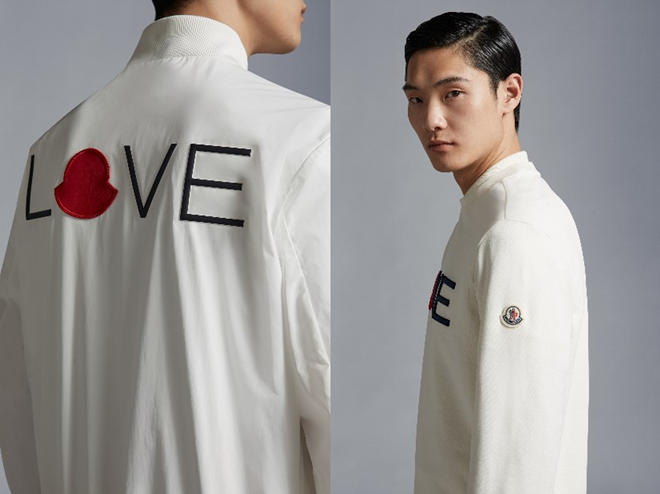 MONCLER推出520膠囊系列，甜蜜詮釋純真美好的愛情箴言。（盟可睞提供）