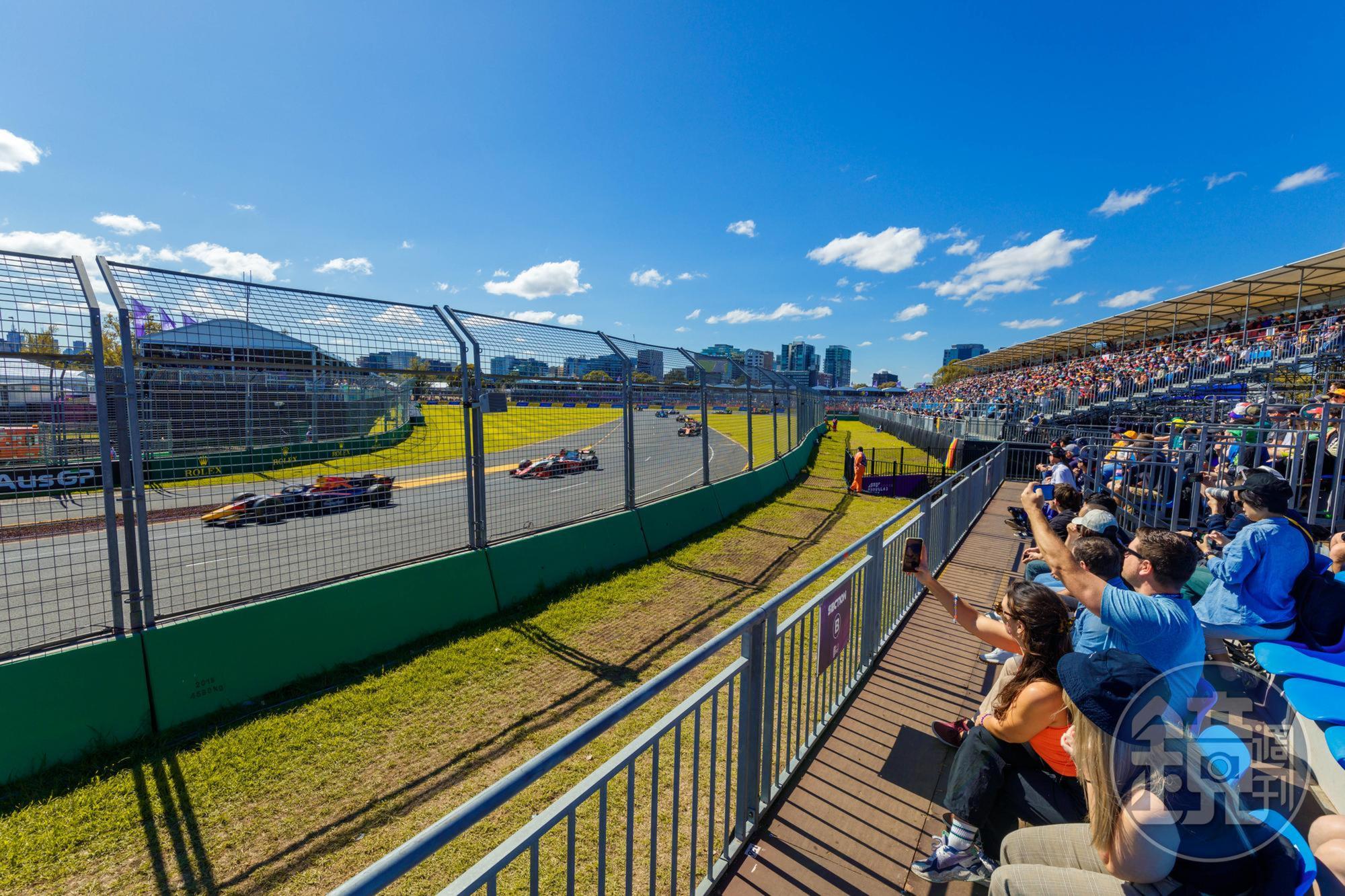 2023年F1賽事澳洲飆速舞台位於維多利亞州墨爾本市中心的阿爾伯特公園(Albert Park)。