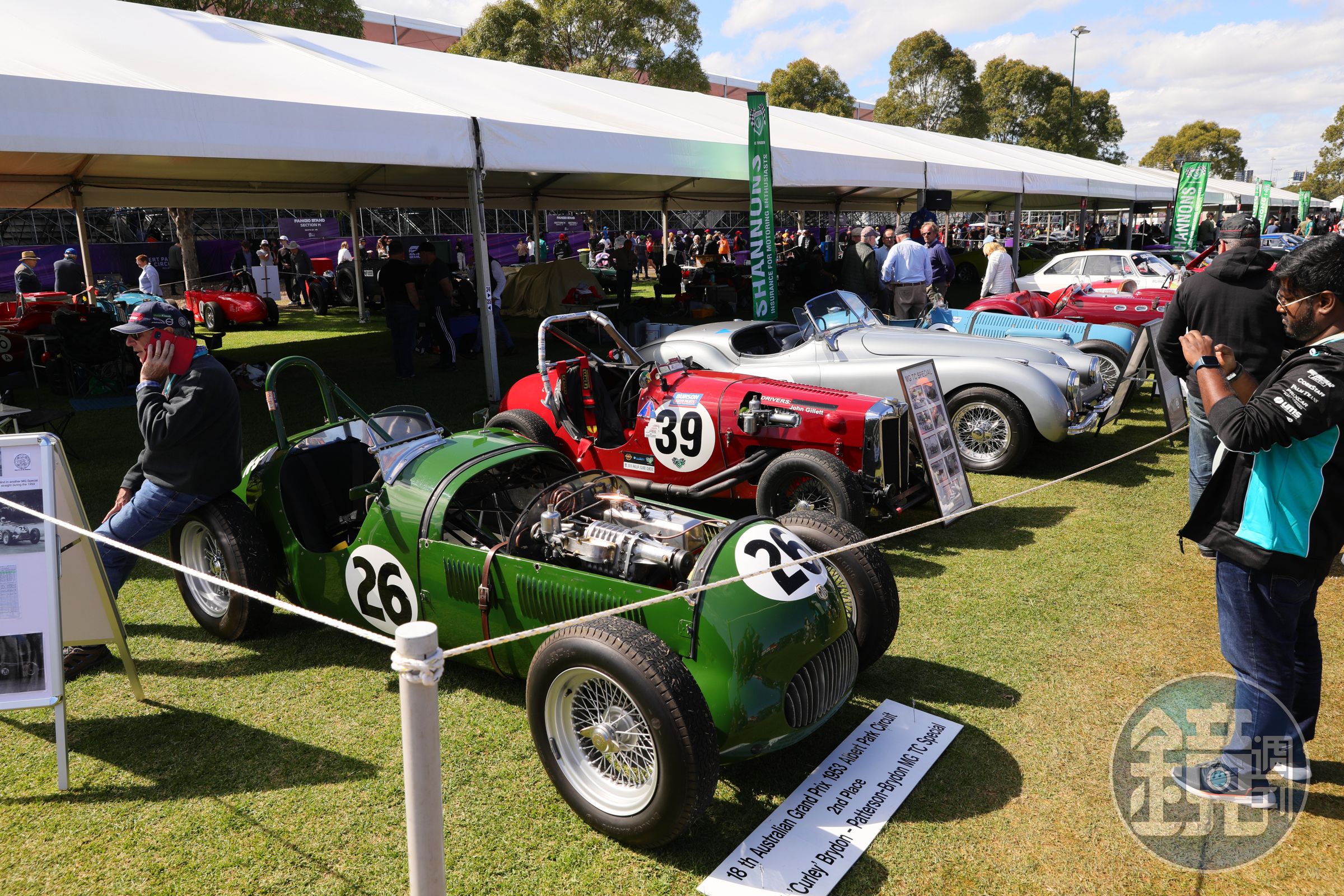 1948年的古董車「Patterson-Brydon MG TC Special」,外型復古可愛。