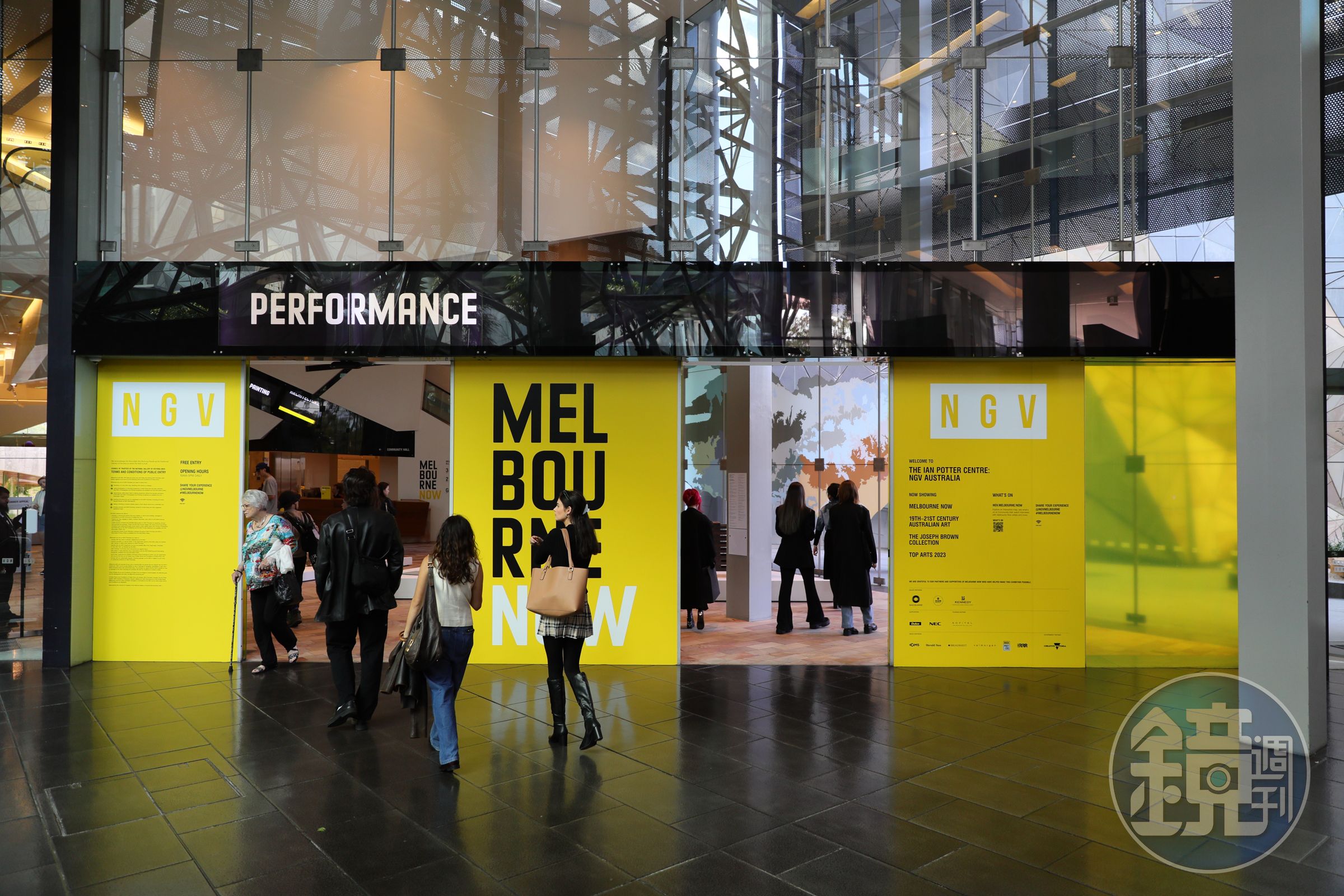 NGV澳大利亞館(The Ian Potter Centre: NGV Australia)主要展示與收藏本土藝術家的創作。