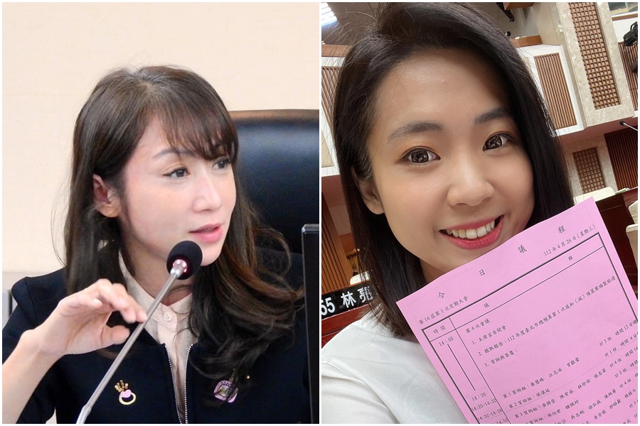 徐巧芯（右圖）稱要對民進黨「趕盡殺絕」，許淑華（左圖）則引用聖嚴法師的話來回應。（翻攝自許淑華、徐巧芯臉書）