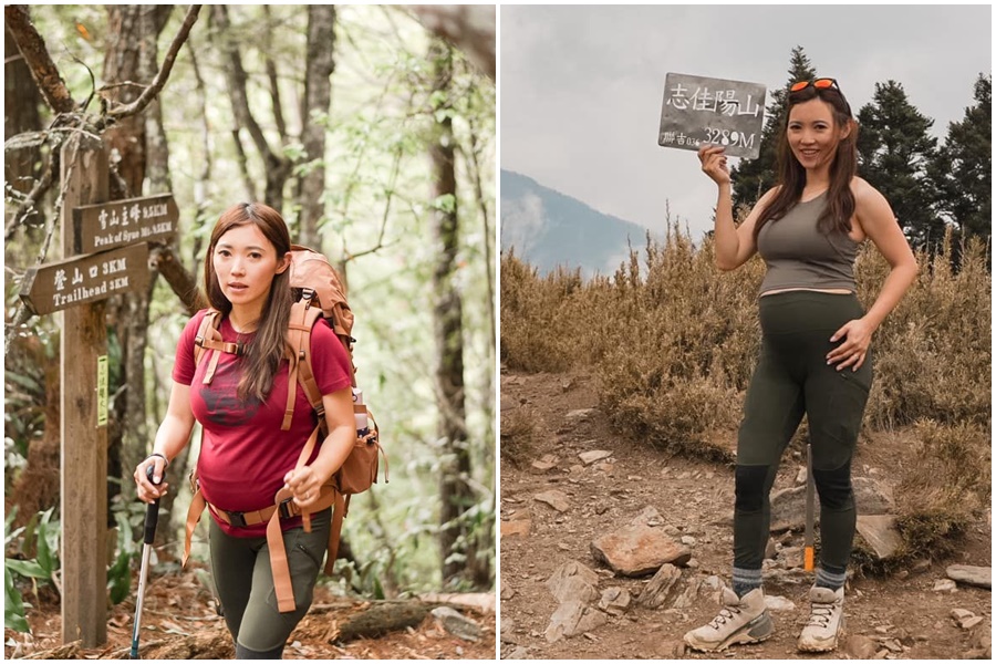 34歲網紅「7寶媽」遭爆曾懷孕爬山出意外，連累援救的山友受傷事件，引發關注。（翻攝自林叨囝仔 The Lins` Kids臉書）