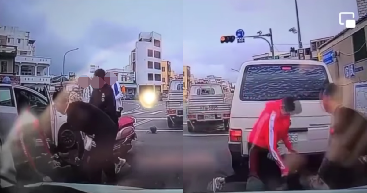 台灣本島的遊客到澎湖圍毆當地人，引爆當地鄉親怒火。（翻攝自澎湖交通觀察日誌）