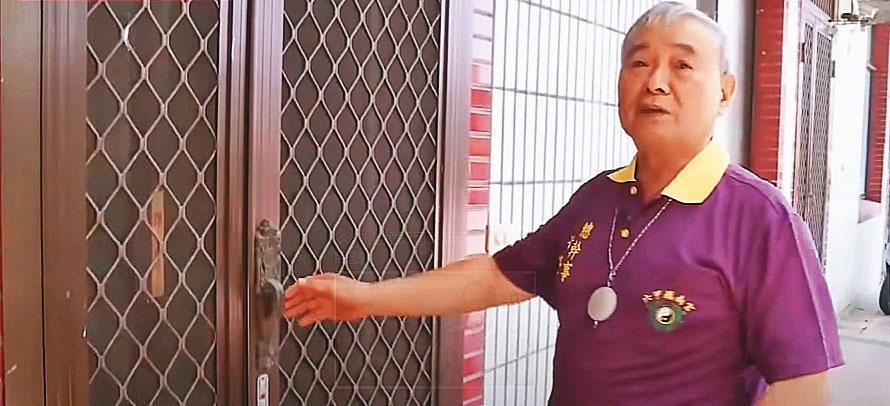 廟方總幹事林榮輝(圖)說,陳瑞欽殺人後返回廟裡,還跟他有說有笑。(東森新聞提供)