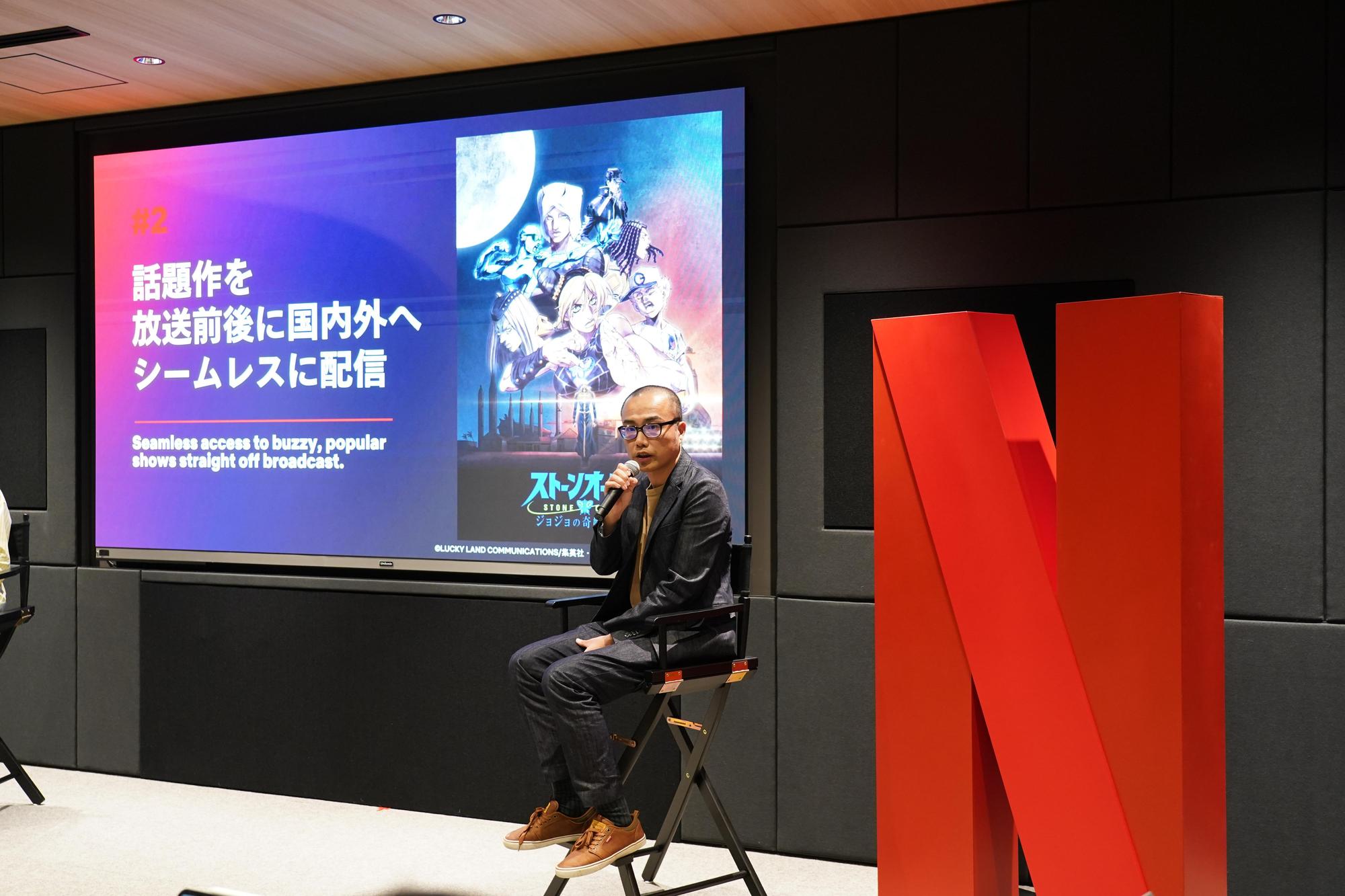 Netflix Japan內容開發總監山野裕史指出,開發新作品時仍會以日本觀眾為基礎來評估。(Netflix提供)