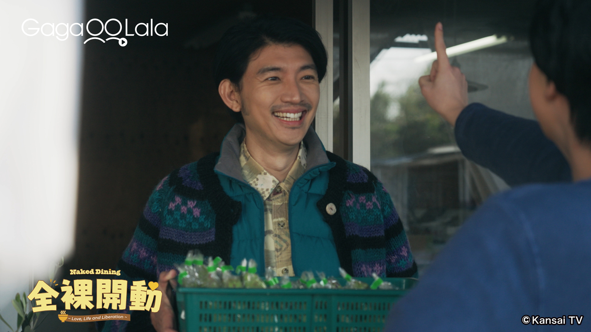 曾少宗在BL劇《全裸開動》演出蔬果店店員，挑戰全日文台詞。（GagaOOLala提供）