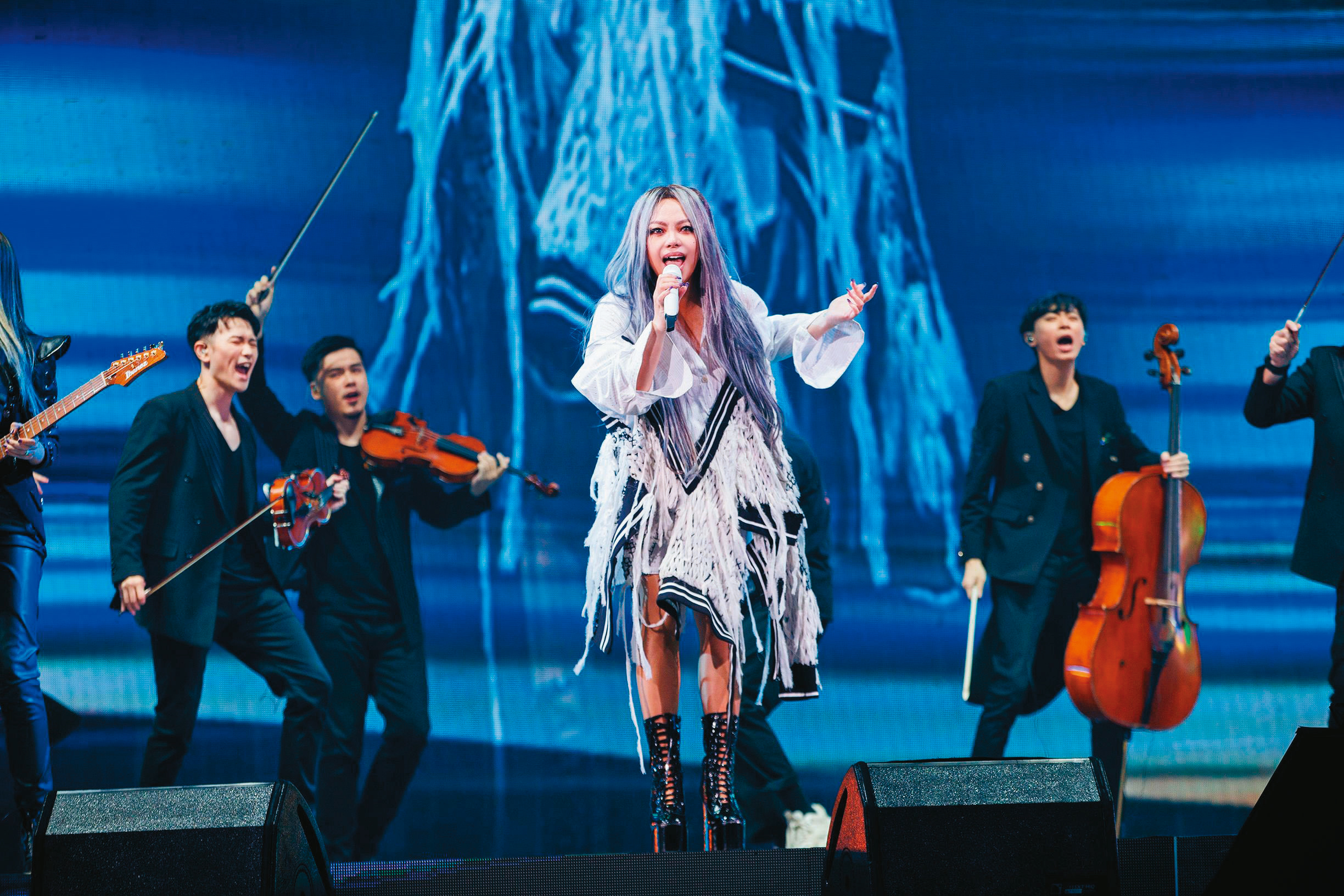 晴朗爸看好疫後演唱會商機布局寬魚，現已賺到1倍離場。（聲動娛樂提供）