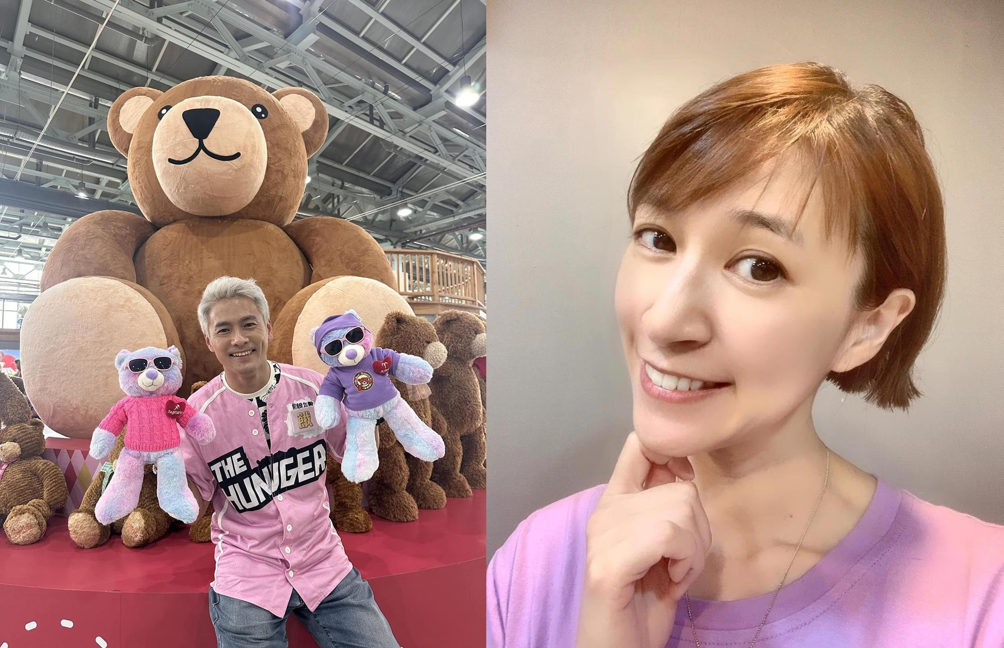 薛紀綱(左)被爆不倫,老婆王湘涵(右)震驚與混淆。(翻攝臉書)