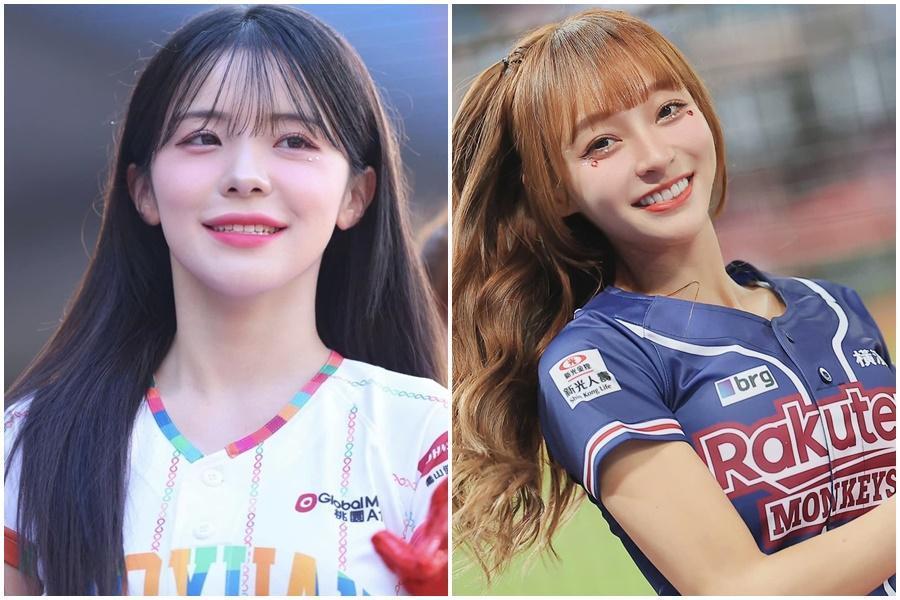 台韓兩大啦啦隊女神林襄與李多慧5月6、7日有望同台登場應援。(翻攝自Rakuten Girls、林襄臉書)