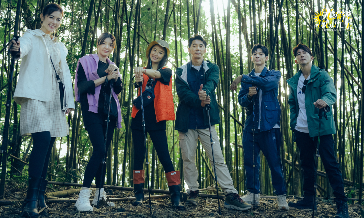 林心如領著郭雪芙以及特別嘉賓任容萱、李李仁、修杰楷、林柏宏，一同前往1,200多公尺的高海拔露營區。（TVBS提供）