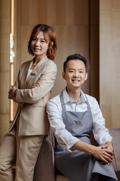方蒔由蔡中和主廚與妻子陳玉錡Kiky、同時也是餐廳經理及侍酒師一起創立。(方蒔the FRONT HOUSE提供)