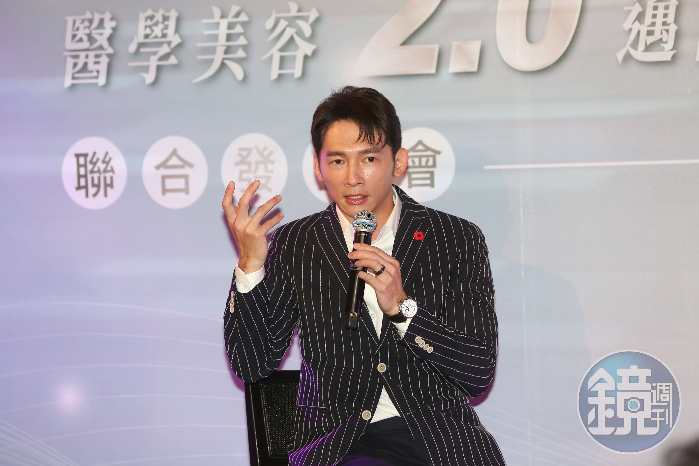 温昇豪自曝醫美回春,是台灣第一個為細胞治療站台的藝人。