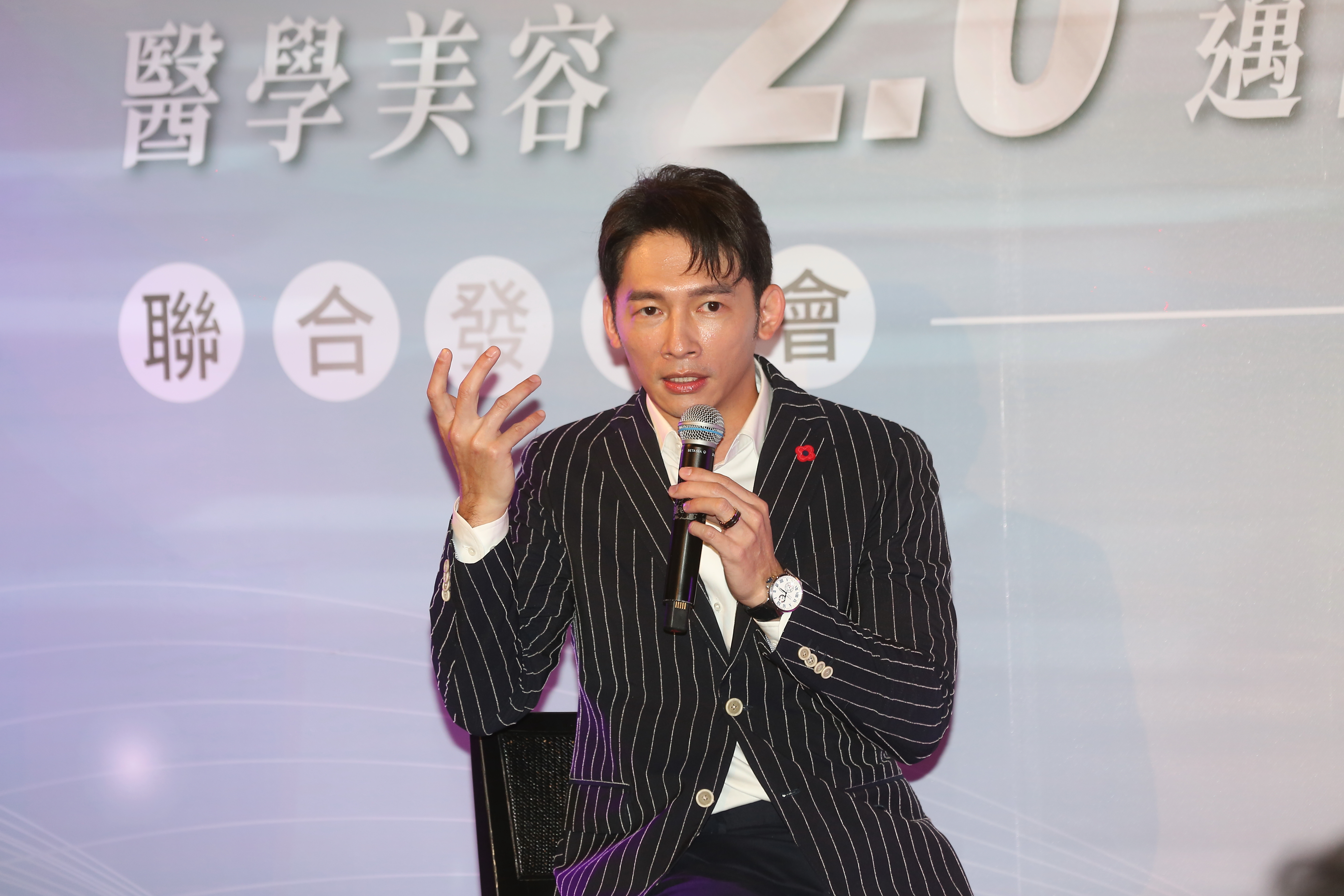 温昇豪自曝醫美回春，是台灣第一個為細胞治療站台的藝人。