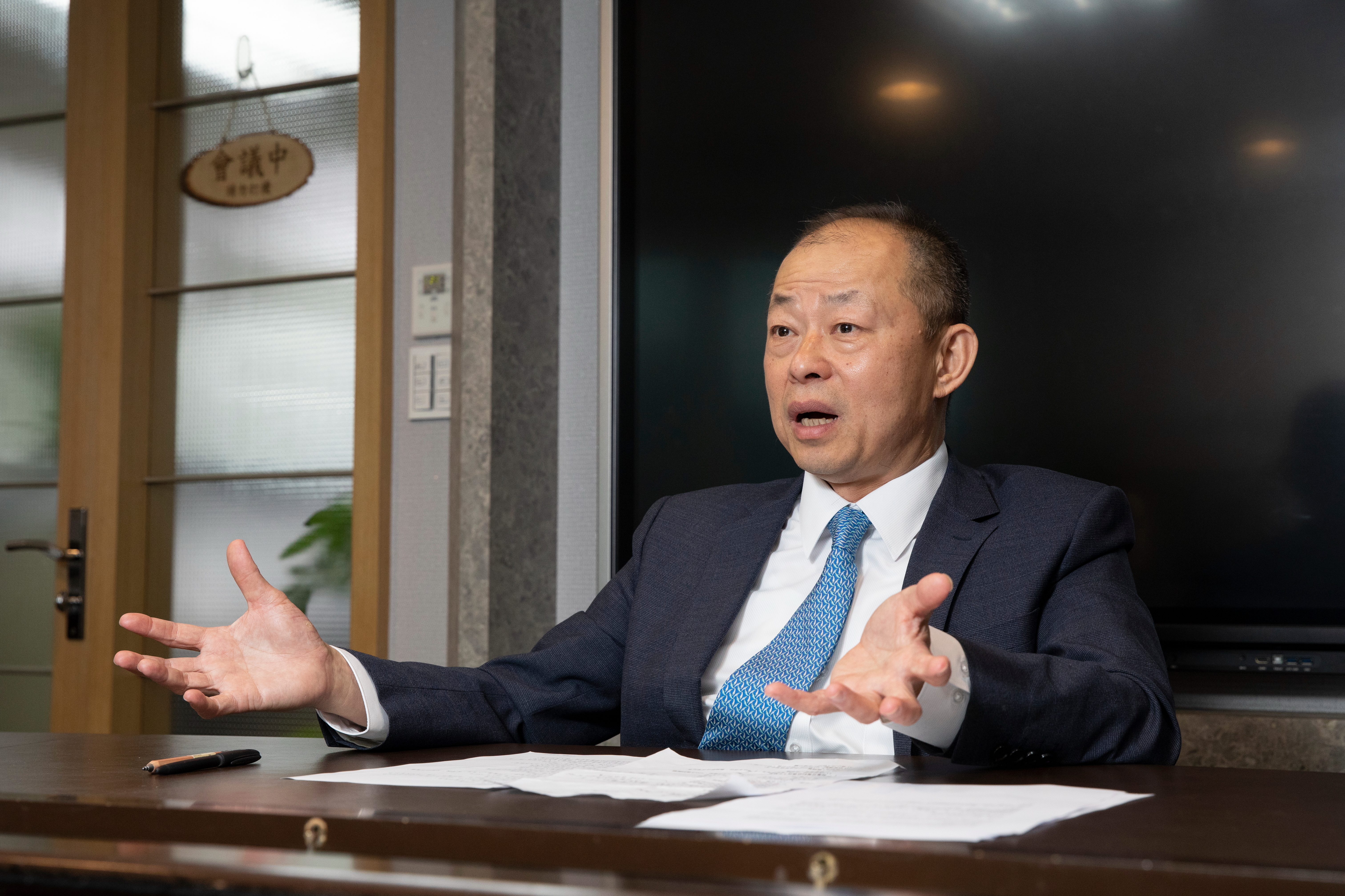 面對市場的指控，泰山董事長詹景超首度回應。