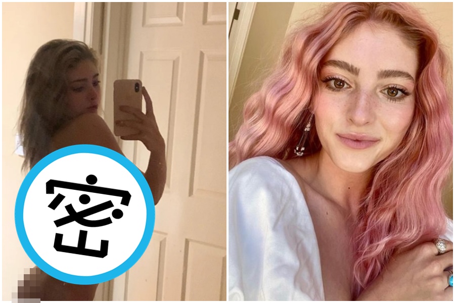 薇洛西爾德斯被駭客威脅散播清涼照，霸氣的自己先PO裸照宣戰。（翻攝自Willow Shields IG）