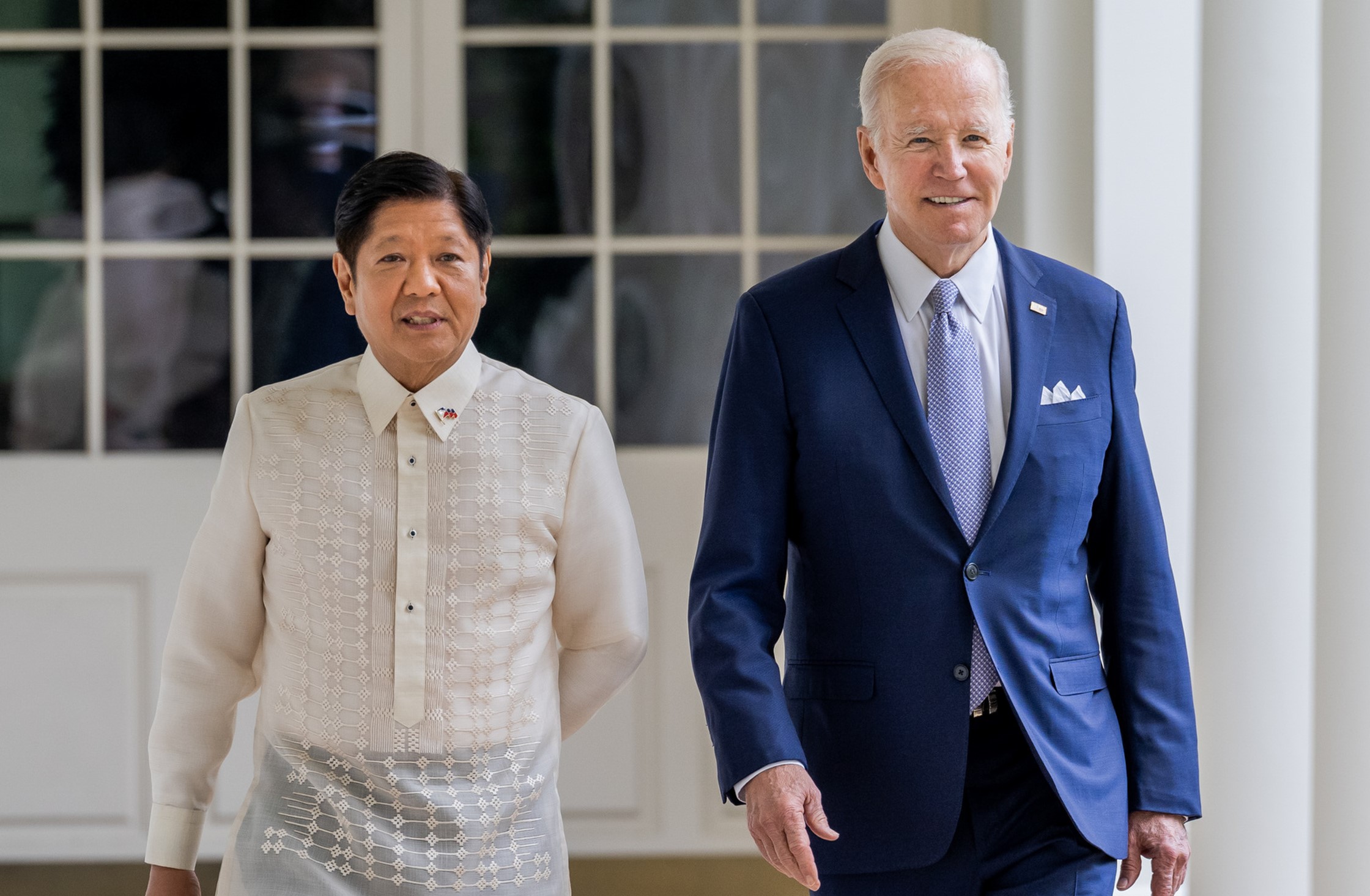 小馬可仕與拜登在會談後的聲明中，皆重申維護台海和平穩定的重要性。（翻攝自推特@POTUS）