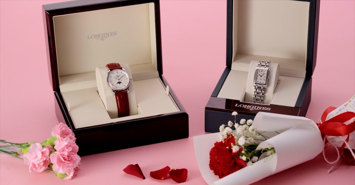 在洋溢感謝與祝福的溫馨五月，浪琴表推薦充滿義式風情的「DolceVita 多情系列」（右），並引領大家共賞「Master巨擘系列月相女錶」（左）的浪漫星空，不論是慰勞媽媽或犒賞自己，都是烘托高雅氣質與品味的最佳選擇！